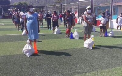 Entregan mascarillas y canastas a 400 familias vulnerables en Salitral