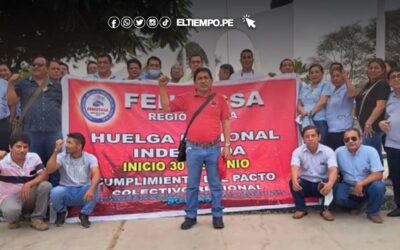 Trabajadores de hospital de Sullana se suman a huelga regional de salud