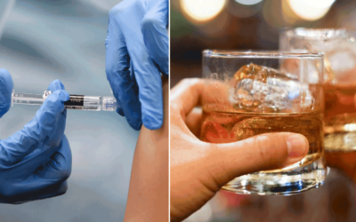¿Qué pasa si me vacuno y quiero tomar alcohol?