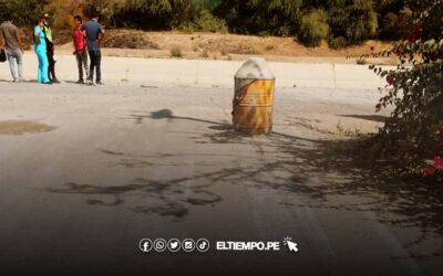 Universitario pierde la vida en canal tras despiste de su motocicleta