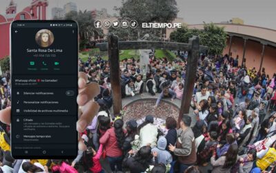 Este es el WhatsApp de Santa Rosa de Lima: conoce cómo enviar tu carta al pozo de los deseos HOY