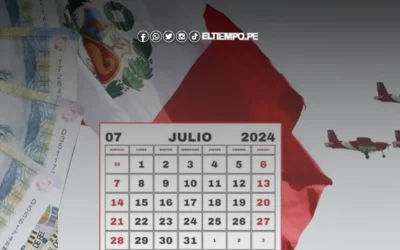 ¡Pago de feriado 23, 28 y 29 de julio! Calcula tu sueldo aquí