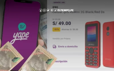¡Yape remata celular básico! Solo cuesta S/49 | Conoce cómo comprarlo hoy