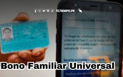 Bono Familiar Universal octubre 2025 no tiene LINK de consulta con DNI