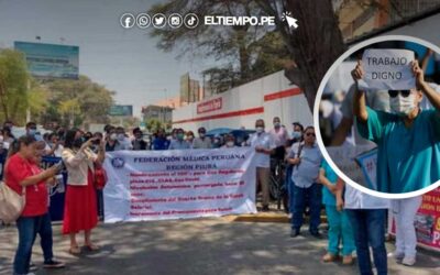 Piura: Federación médica de Piura se suma al paro nacional de 48 horas
