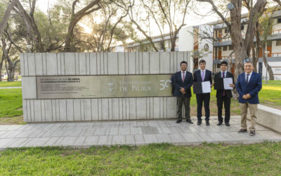 Universidad de Piura premia a los dos ganadores de la Beca LEAD de Economía