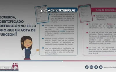 ¡Certificado de defunción Reniec 2024! Conoce cómo solicitarlo hoy
