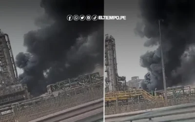 Incendio Refinería La Pampilla, en el Callao, deja dos heridos
