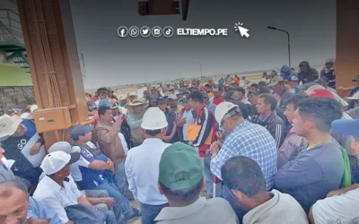 Sullana: agricultores protestan en el reservorio de Poechos