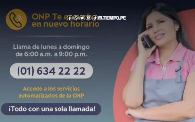 ¡Número de llamada ONP 2024! Conoce qué consultas puedes hacer