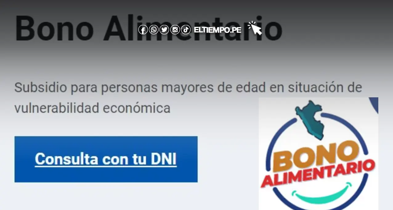 Bono alimentario 2024