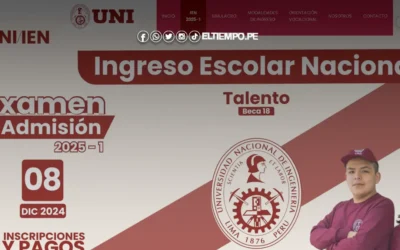 Examen de admisión UNI para 5to de secundaria: fecha, carreras y vacantes