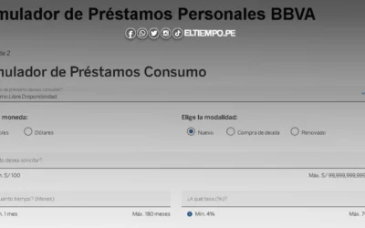 ¡Simulador de préstamo personal BBVA diciembre 2024! Estos son los pasos que debes seguir