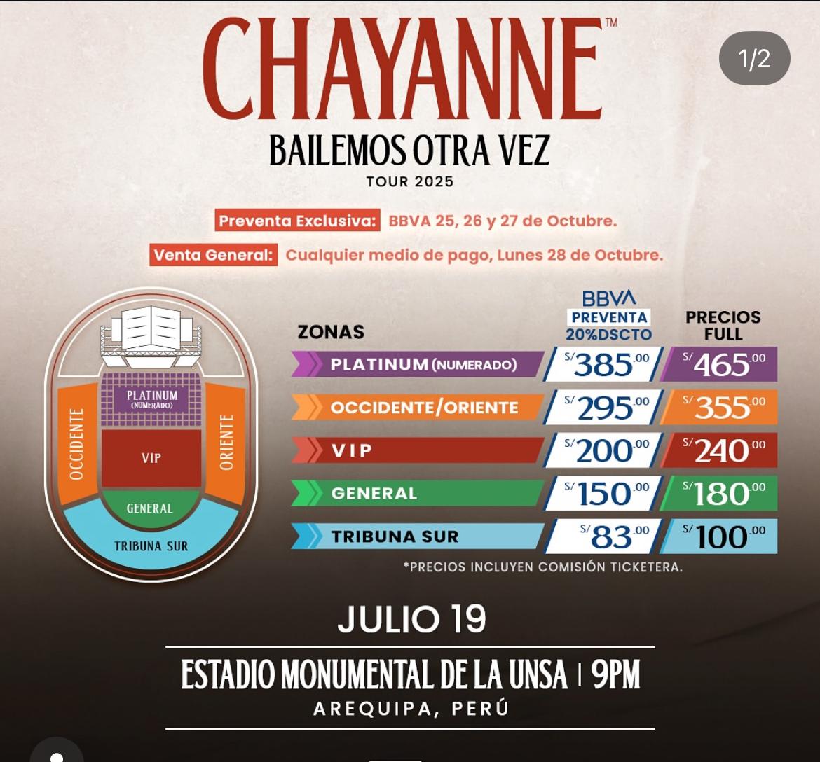 Chayanne en Lima 2024 entradas,Entradas Chayanne,Entradas Perú