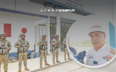 Piura: Con militares y policías cuidan el agua para el consumo humano