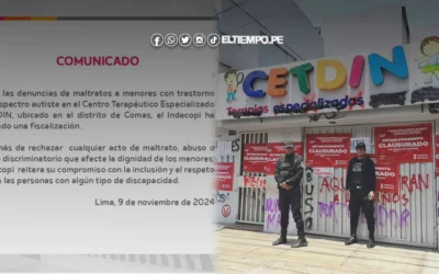 Lima: En centro terapéutico torturaban a niños con habilidades diferentes