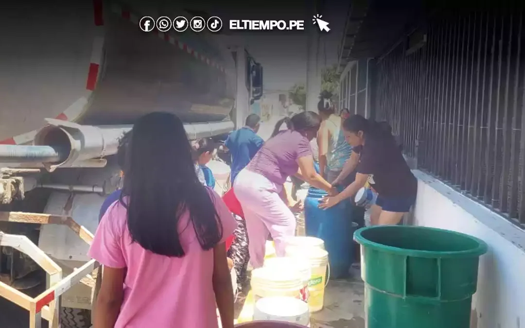 Piura: cortes de agua continuarán sin aviso