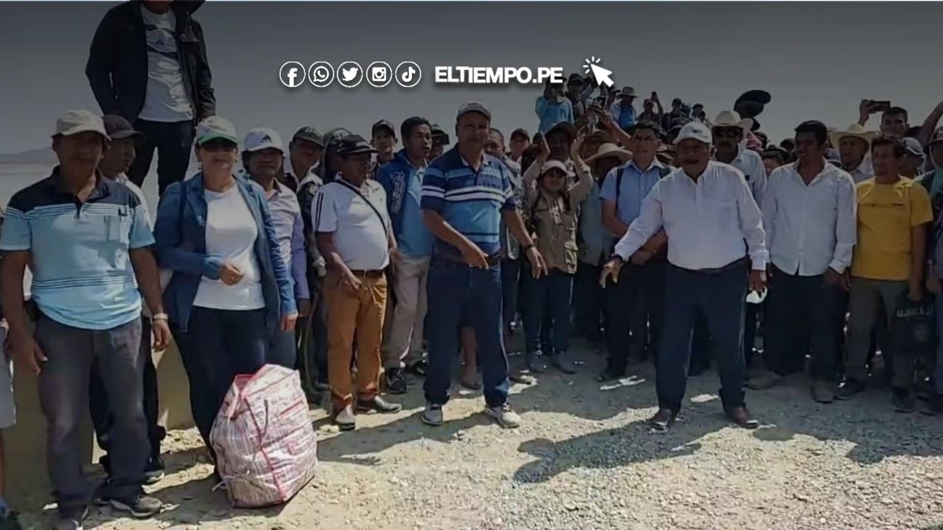 Amenazan con romper diques si no hay agua