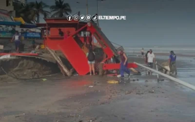 Tres muertos y múltiples daños en playas de Ecuador por fuerte oleaje