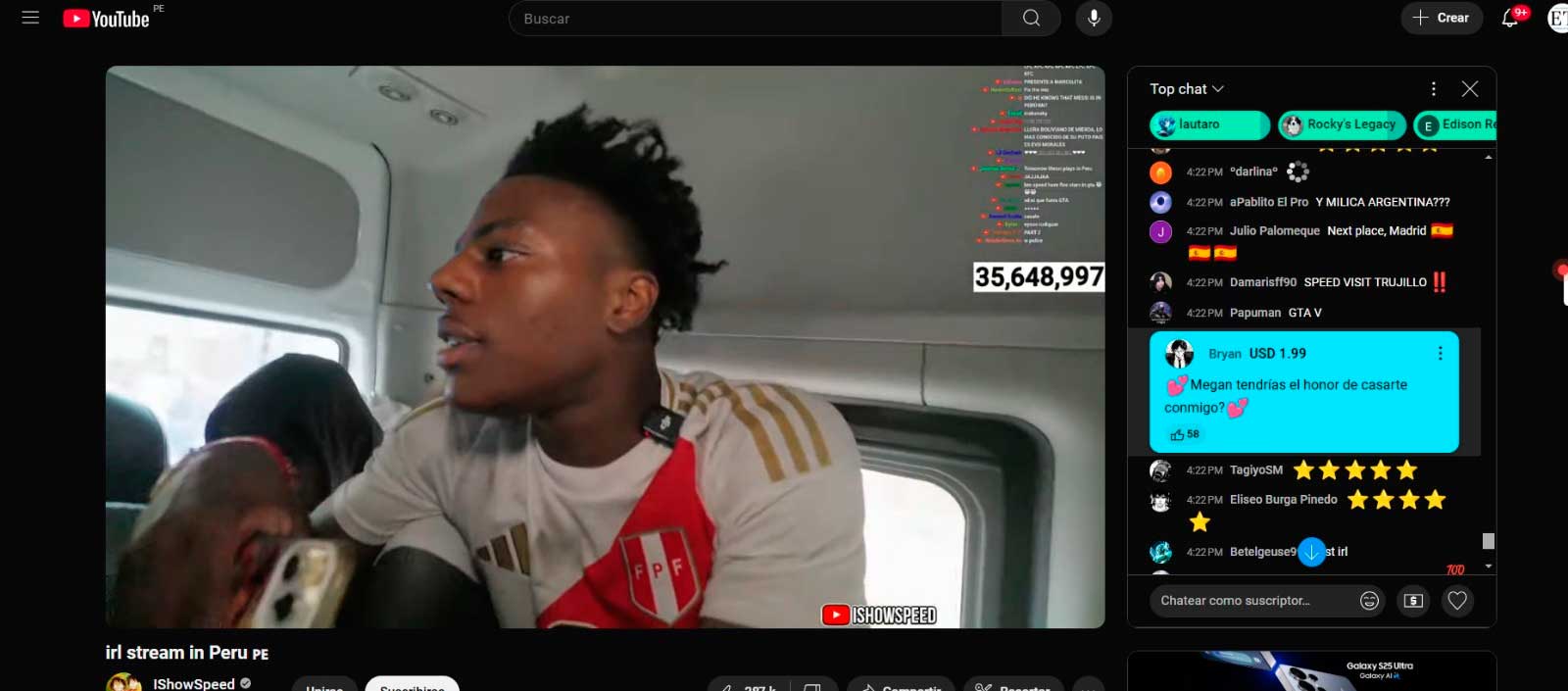 Speed en el Perú,Tendrías el Honor de Casarte Conmigo,Speed en el Perú: "Megan Tendrías el Honor de Casarte Conmigo?",Speed alcalde de Lima