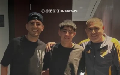 ¿Qué se dijeron? Carlos Zambrano visitó a Riquelme previo al Alianza Lima vs. Boca por Libertadores