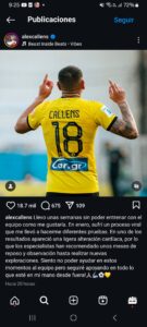 Alexander Callens: problemas cardiacos no le dejaran jugar