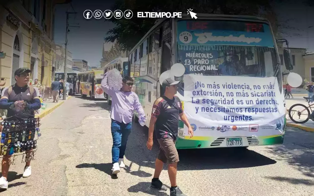 Dejan sin efecto paro de transporte de carga pesada y urbano en Piura