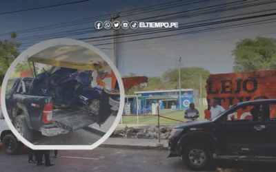 Piura: Triple choque en av. Los Tallanes deja 2 heridos