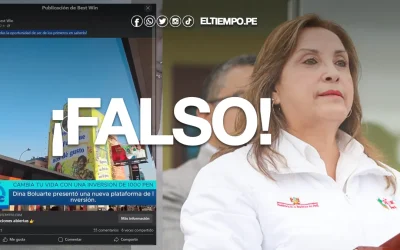 No, Dina Boluarte no presentó una nueva plataforma de inversión: No te dejes estafar con IA