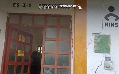 Piura: E.S. de caserio de Hormigueros en riesgo de colapso por lluvias en Carmen de la Frontera