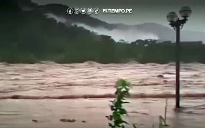 Lluvias intensas causan desborde del río Madre de Dios