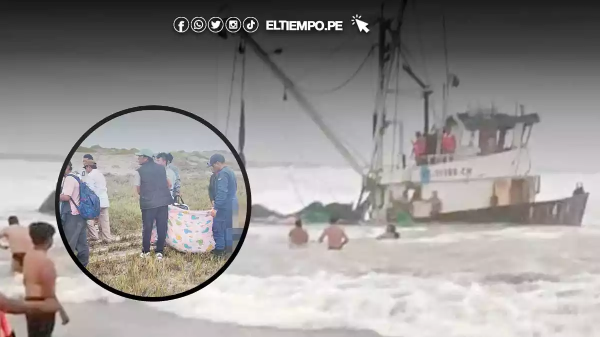 Rescate-dramático-en-Paita-11-Tripulantes-de-la-Embarcación-Tras-Encallar-por-Oleaje-Anómalo