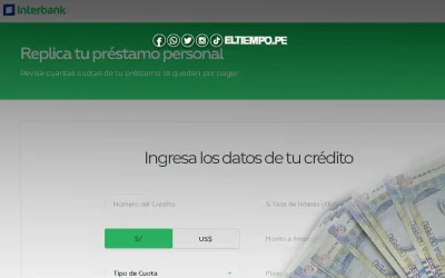 ¿Pedirás un crédito pero no sabes cuánto pagarás de intereses? Usa el simulador de préstamos de Interbank aquí