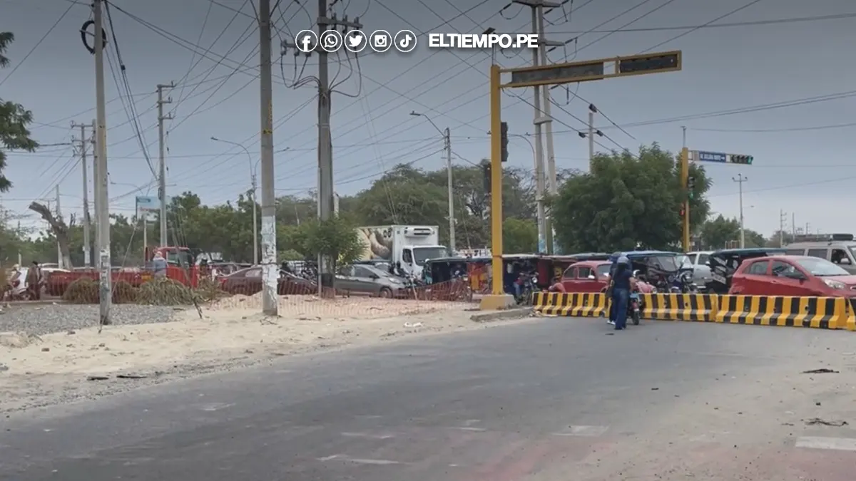 cierre de avenida sullana cierre de avenida sullana