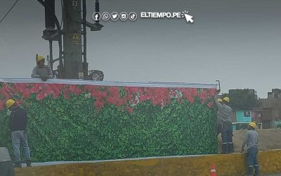 Nuevo aeropuerto Jorge Chávez: Colocan banners para ocultar estado del río Rímac