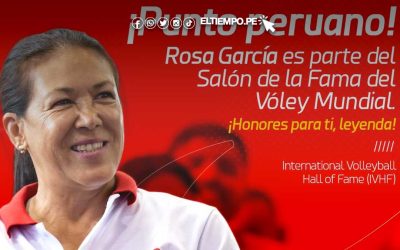 Rosa García ingresó al Salón de la Fama del Vóley Mundial