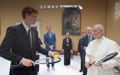Papa León XIV recibió a Jannik Sinner, el tenista número uno del mundo