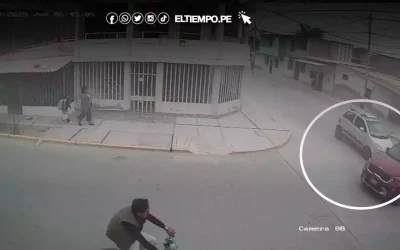Castilla: video capta choque deja tres heridos en calle sin semáforos
