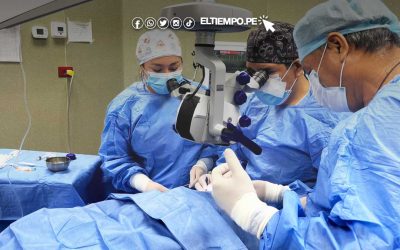 Piura: médicos salvan al vista de joven que tenía una rama incrustada