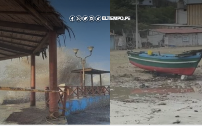 Piura: Capitanía cierra muelles y caletas de la región por alerta de fuertes olas