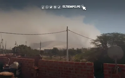 Tormenta de arena «nunca antes vista» afecta a Ica, obliga al cierre de caletas pesqueras y detiene el tránsito