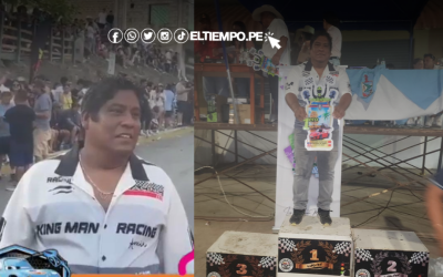 Piloto piurano Paul Mogollón Peña se impone en competencia ¼ de milla en Zapotillo y se afianza como piloto revelación 2025