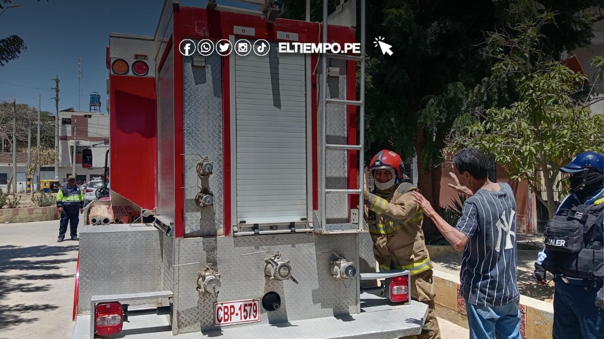 equipo de sonido causa incendio en talara