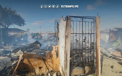 Piura: Familias lo pierden todo tras voraz incendio en el asentamiento San Judas Tadeo