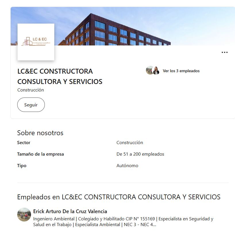 Lucero Coca Condori,Empresa sin experiencia técnica,LC & EC Constructora