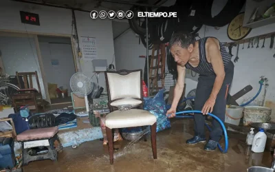 Lluvias intensas dejan más de 2 500 evacuados en Corea del Sur