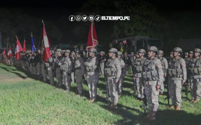 Sullana fue escenario del acto por los 201 años de la Batalla de Junín