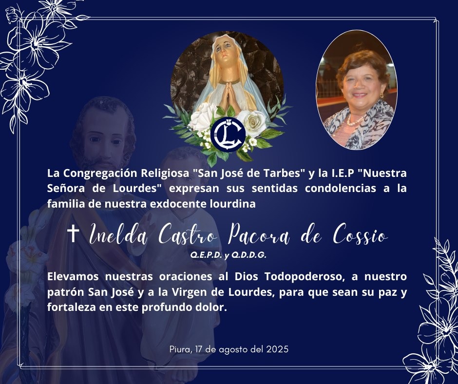 Piura,Fallece hermana Ana Teresa Martín Roncal,Ana Teresa Martín Roncal,Inelda Castro Pacora de Cossio