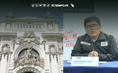 Congreso aprueba interpelación al ministro del Interior Carlos Malaver por aumento de violencia en el país