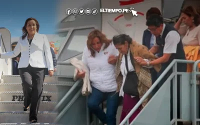 Avión presidencial con Dina Boluarte sufre falla grave: así fue su regreso desde Estados Unidos